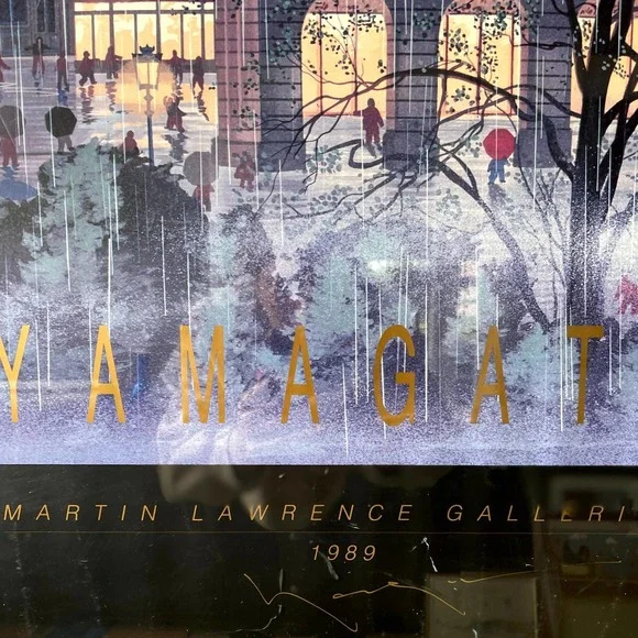Hiro Yamagata Raindrops Signed Limited Edition Print Martin
